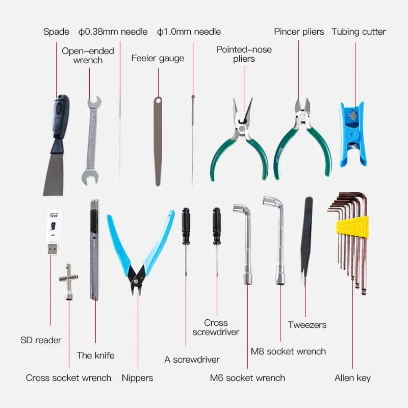 Creality 3D Printer Tool Box Kit - Gallery Image 1