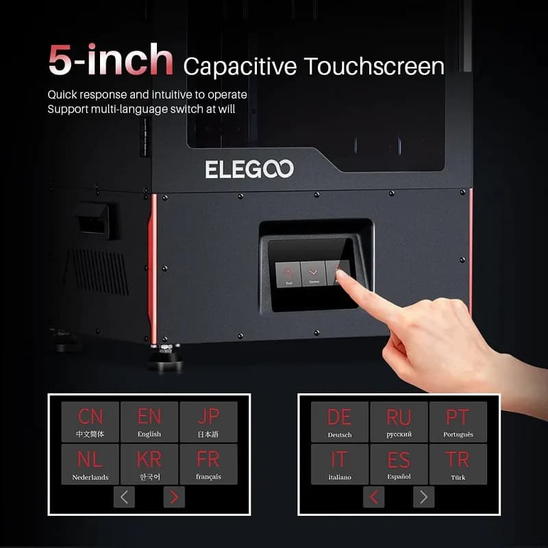 Elegoo – Jupiter 6K LCD 3D Printer - Gallery Image 3