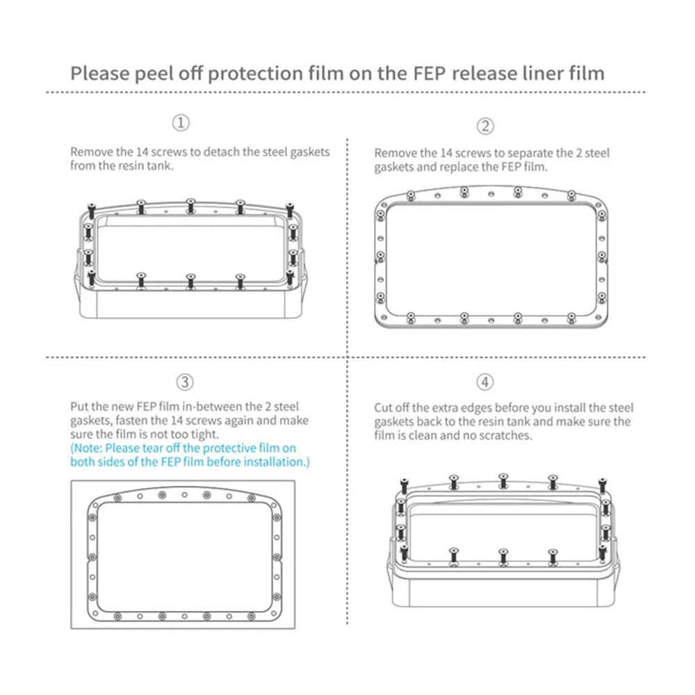 Elegoo Mars 4 DLP FEP film*5 - Gallery Image 4