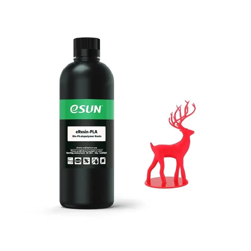 eSun eResin-PLA （Bio-based resin)-Red - Gallery Image 1