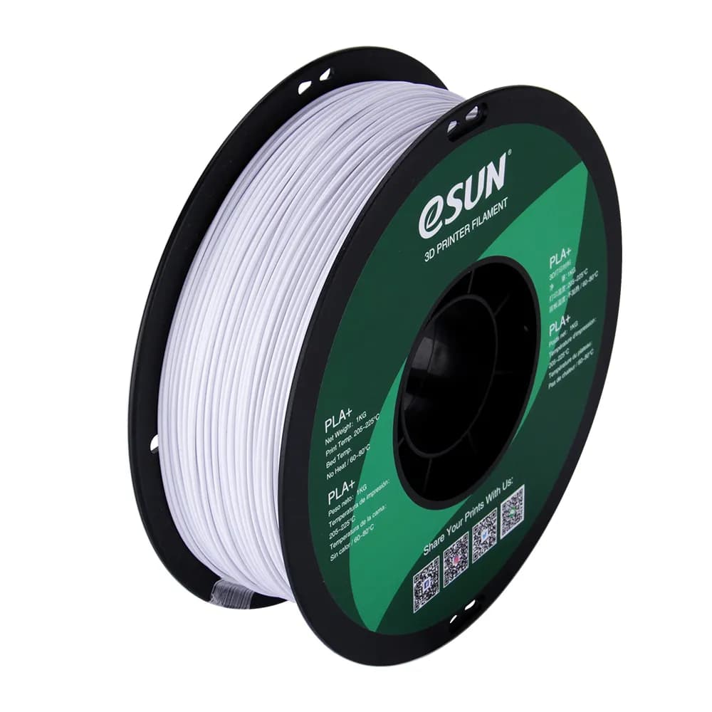 eSUN eSilk-PLA-White-1kg/spool - Gallery Image 1