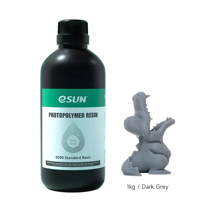 eSun S200 Standard Resin-Dark Grey - Gallery Image 1