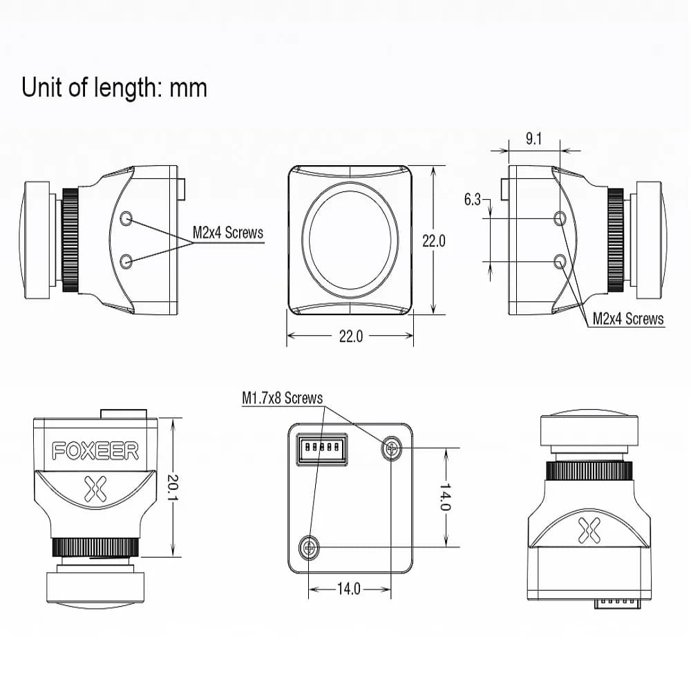 Foxeer Cat 3 Mini FPV Camera - Gallery Image 3