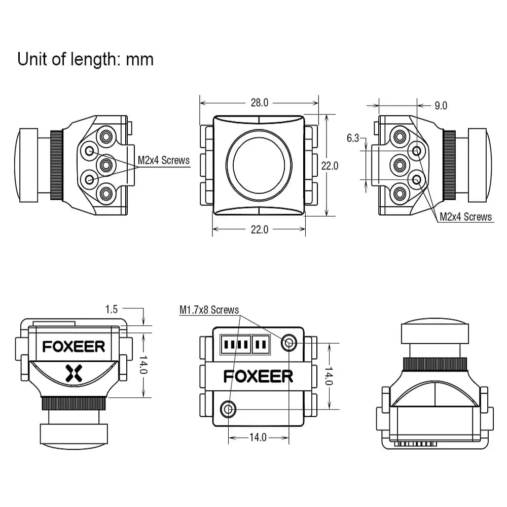 Foxeer Predator 5 Mini FPV Camera - Gallery Image 3