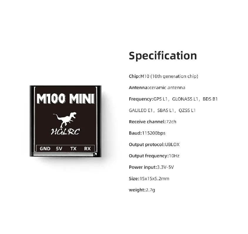 HGLRC M100 MINI GPS - Gallery Image 3