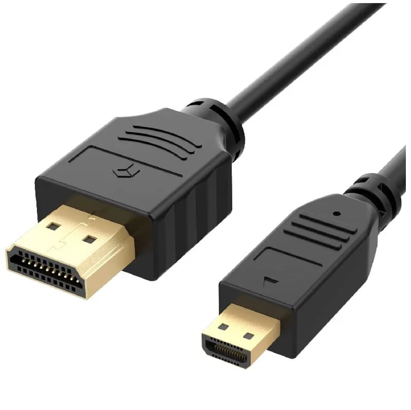 Micro HDMI to HDMI Cable - Gallery Image 1