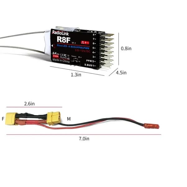 Radiolink R8F receiver - Gallery Image 3