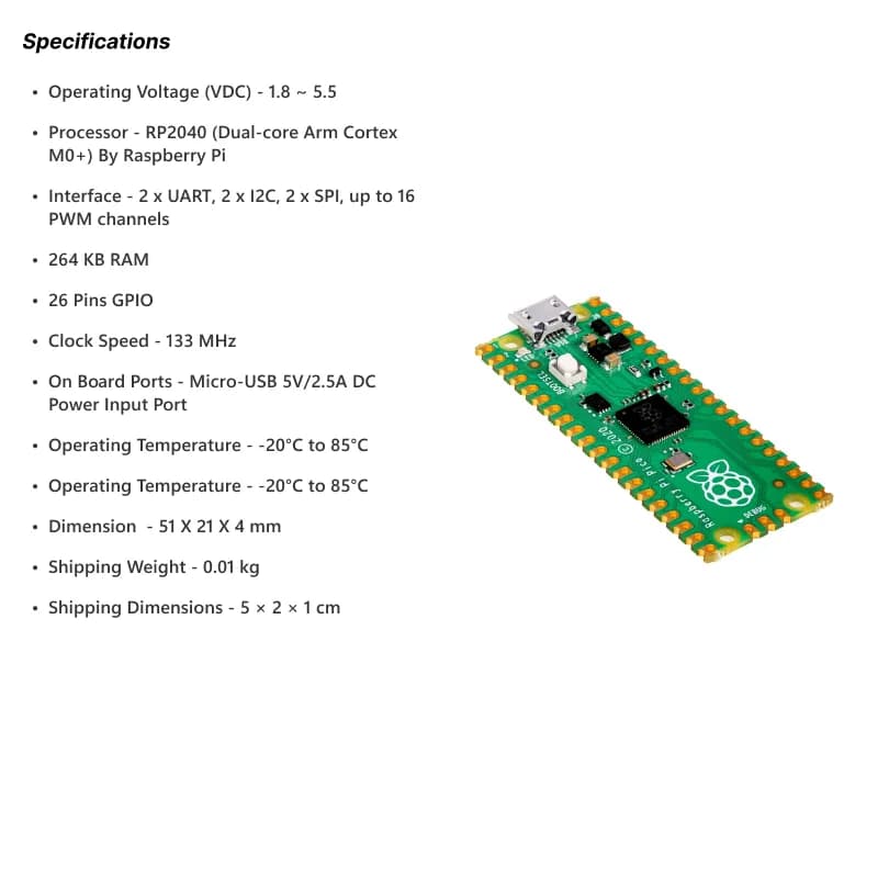 Raspberry Pi Pico - Gallery Image 3