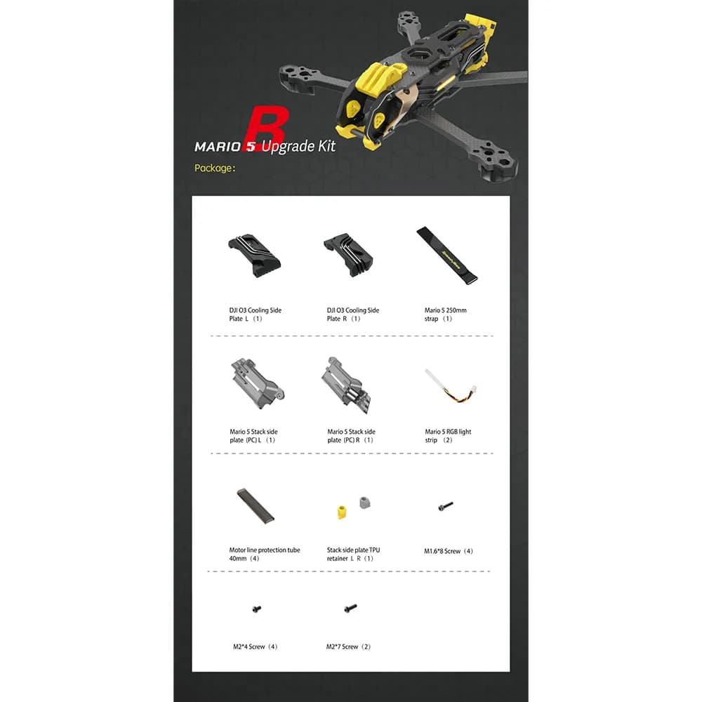 SpeedyBee Mario 5 DC Pro Frame - Gallery Image 3