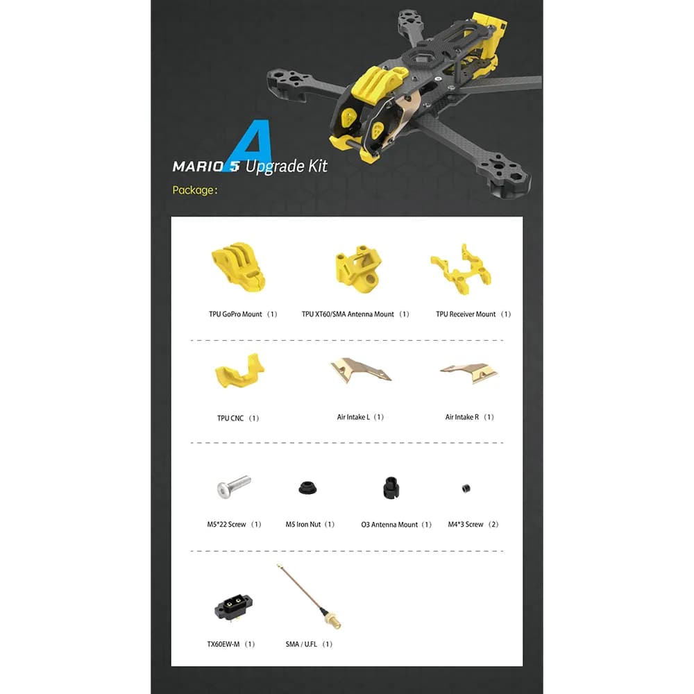 SpeedyBee Mario 5 DC Pro Frame - Gallery Image 2
