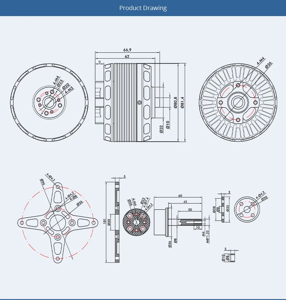T Motor AT7224 KV190 - Gallery Image 4
