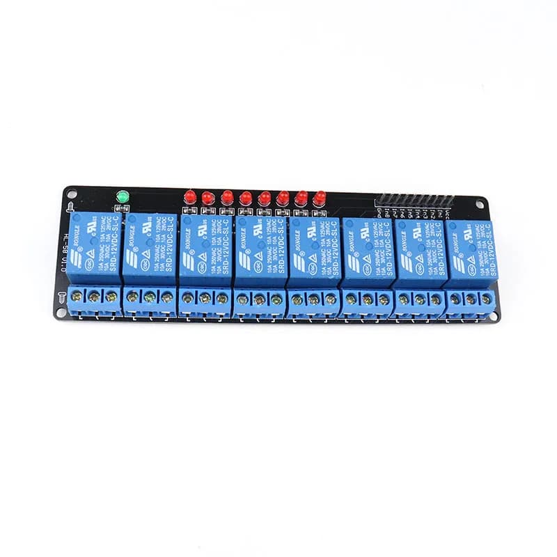 12V 8 Channel Relay Module - Gallery Image 1