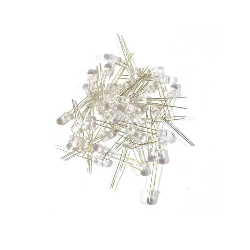 3 mm DIP Led Yellow- 50 Pcs. - Gallery Image 2