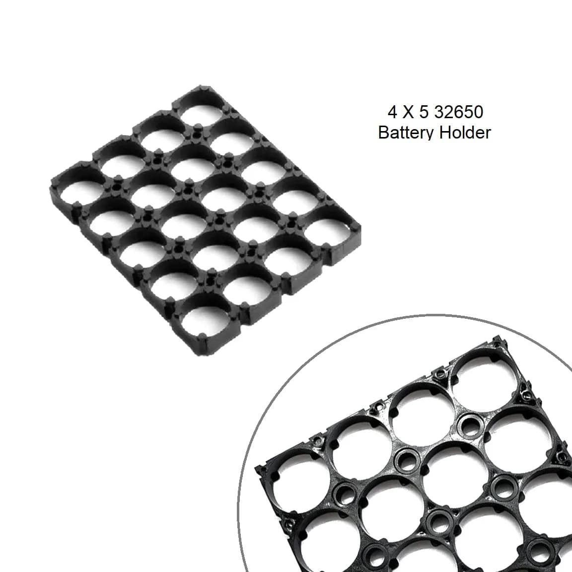 4 X 5 32650 Battery Holder - Gallery Image 1