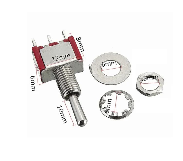 5A 3 Pin SPDT Toggle Switch - Gallery Image 2