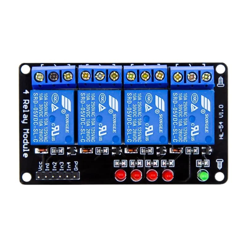 5V 4 Channel Relay Module - Gallery Image 2