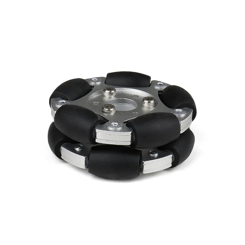 60mm Double Aluminium Omni Wheel - Gallery Image 2
