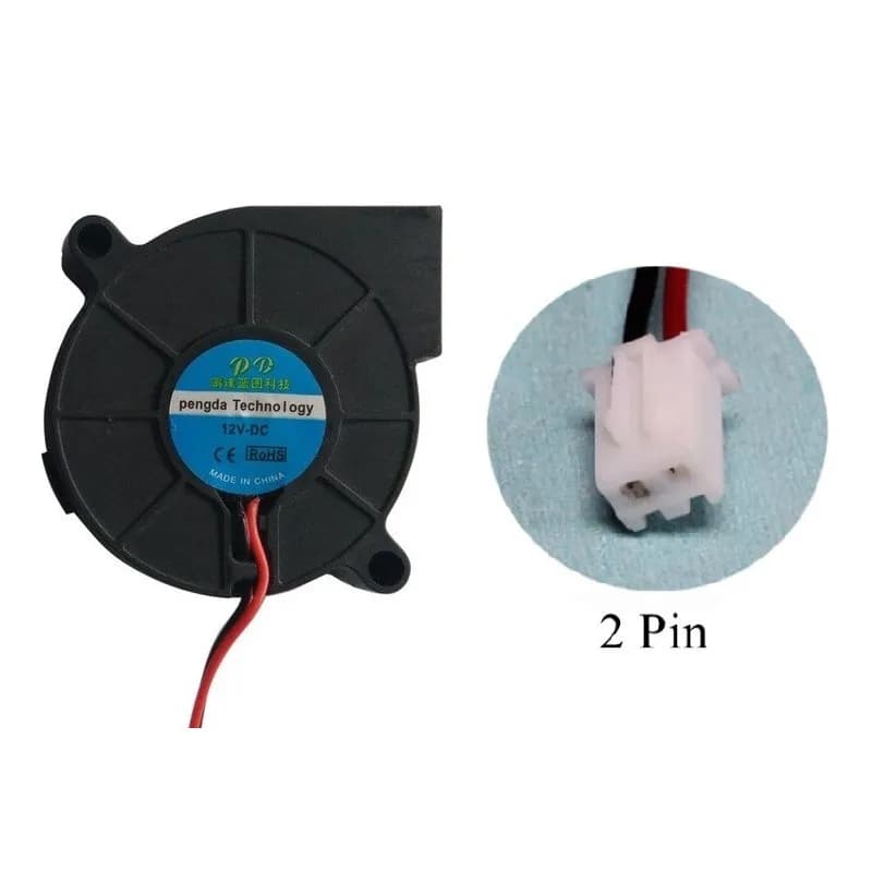7530 12V DC Blower Cooling Fan - Gallery Image 2