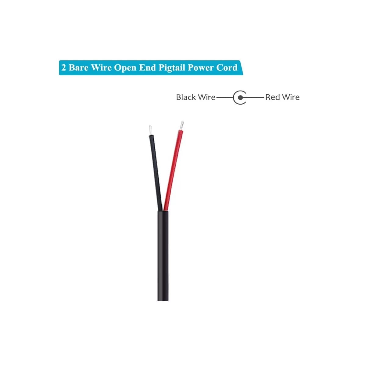 90 Degree DC5.5*2.1 wire, length 25cm - Gallery Image 2