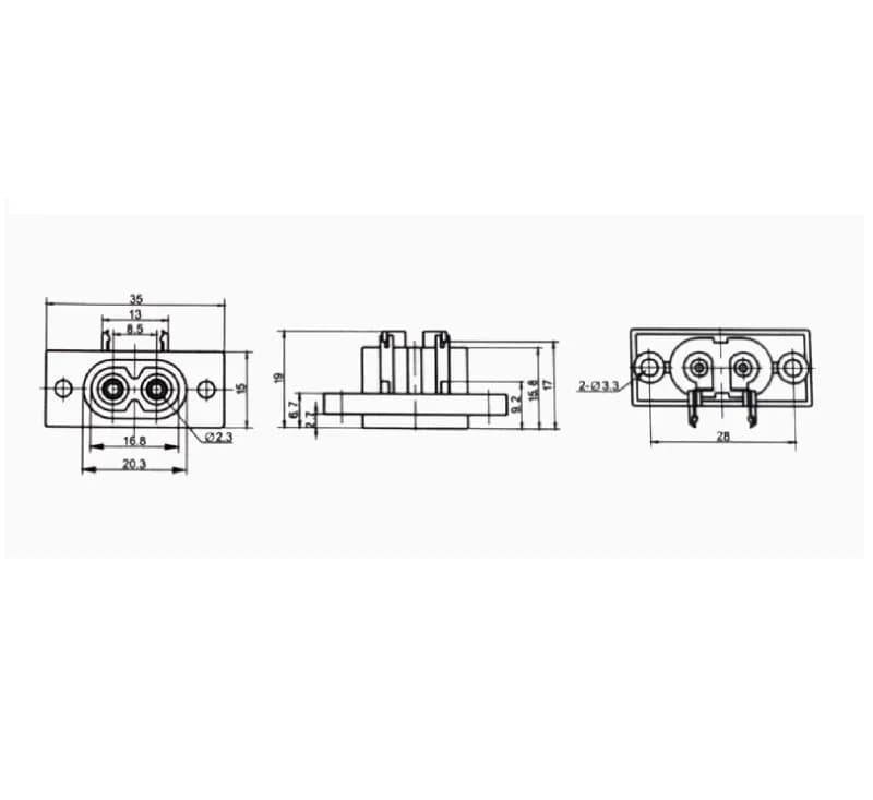 AC POWER SOCKET-AC-09 - Gallery Image 1