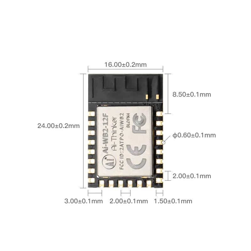 Ai-Thinker Ai-WB2-12F Module - Gallery Image 2