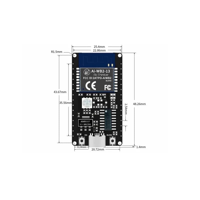 Ai-Thinker Ai-WB2-13 Kit - Gallery Image 2