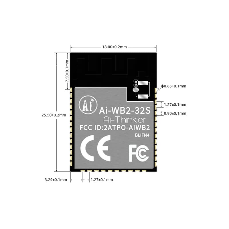 Ai-Thinker Ai-WB2-32S Module - Gallery Image 3