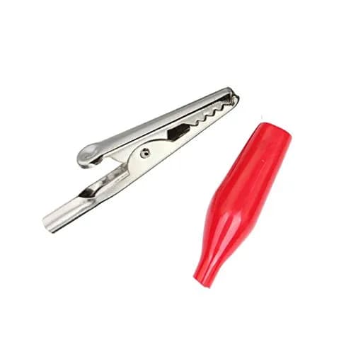 Alligator (Crocodile) Clip (6Pcs)- Red - Gallery Image 2