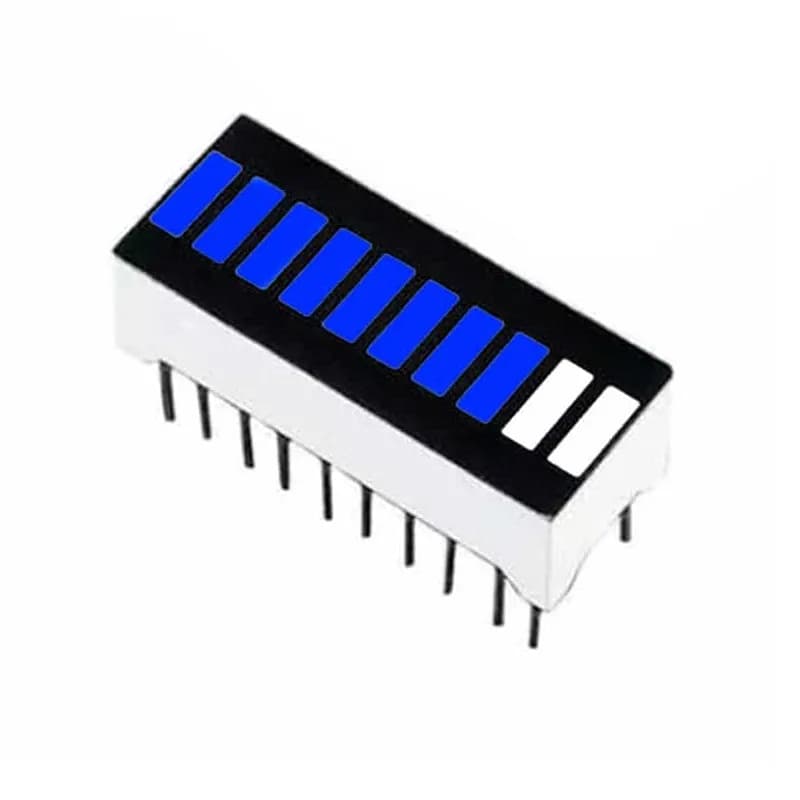Blue 10 Segment LED Display - Gallery Image 1