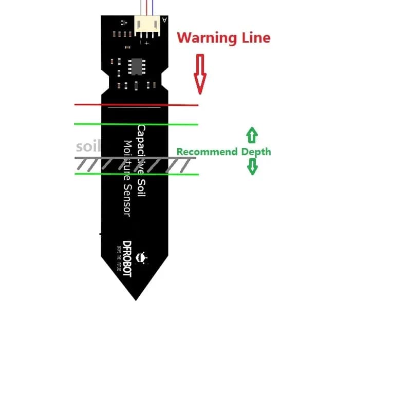 Capacitive Soil Moisture Sensor - Gallery Image 6