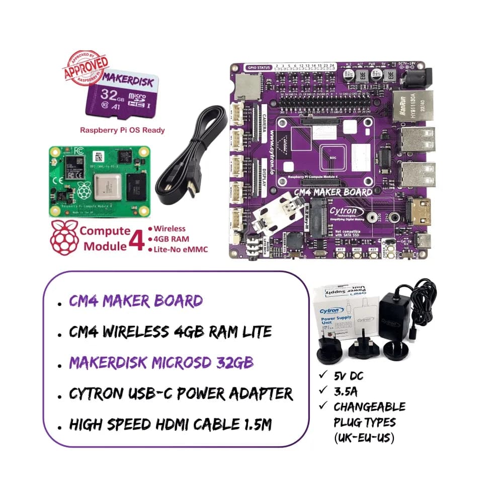 Cytron CM4 Maker Board - Gallery Image 5