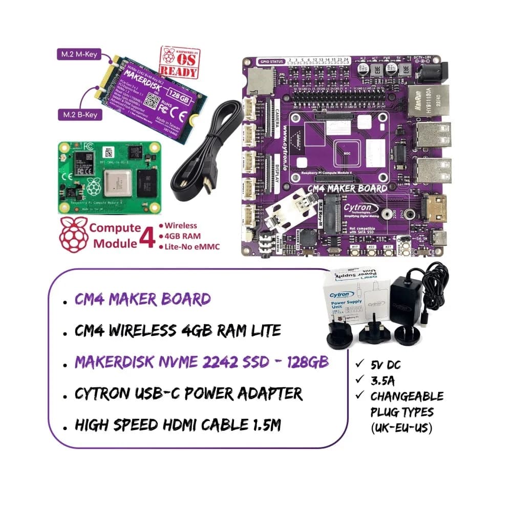 Cytron CM4 Maker Board - Gallery Image 4