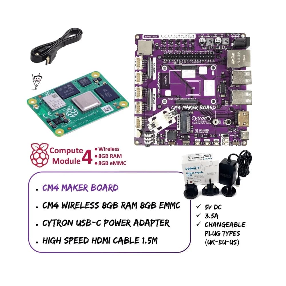 Cytron CM4 Maker Board - Gallery Image 3