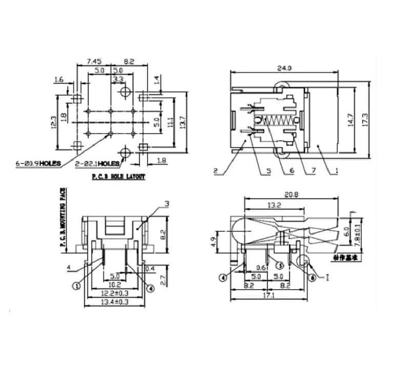 DIP Switch-HC-40 - Gallery Image 1
