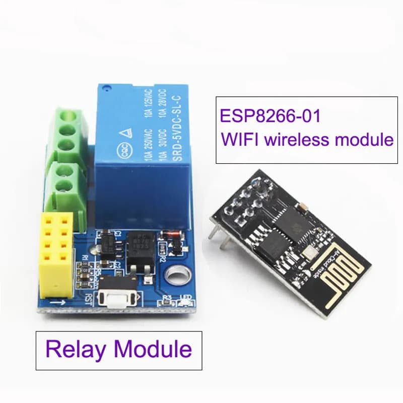 ESP8266 ESP-01 5V WiFi Relay Module - Gallery Image 1