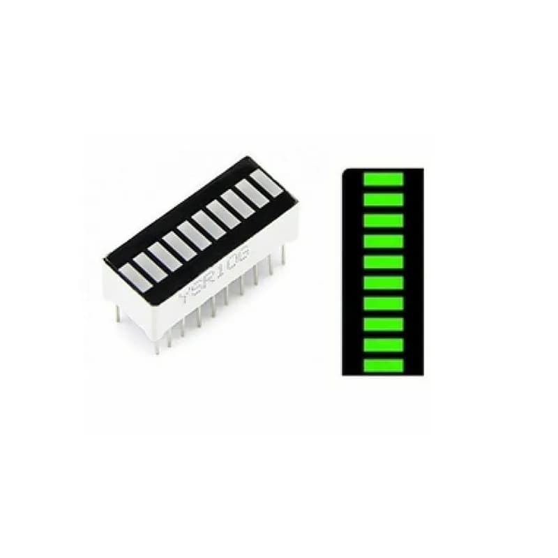Green 10 Segment LED Display - Gallery Image 2