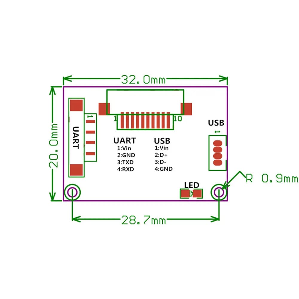 GROW-R311 Fingerprint Module - Gallery Image 2