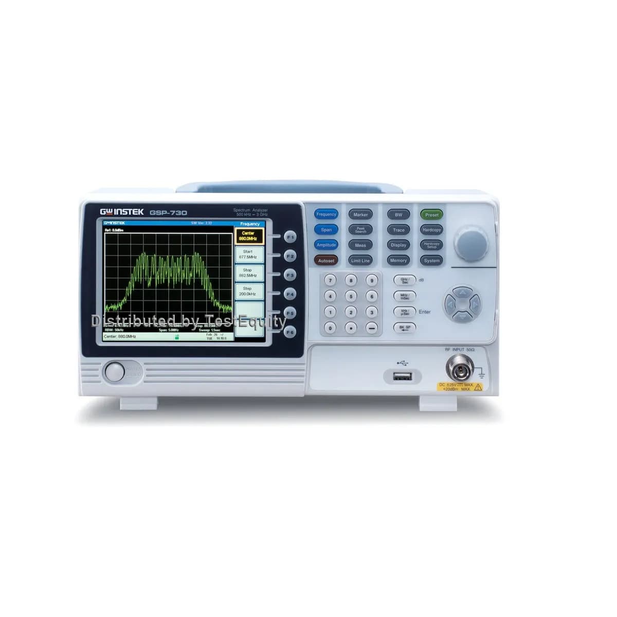 GW Instek GSP-730 Spectrum Analyzer - Gallery Image 3