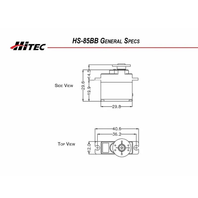 Hitec HS-85BB Premium Micro Servo - Gallery Image 2