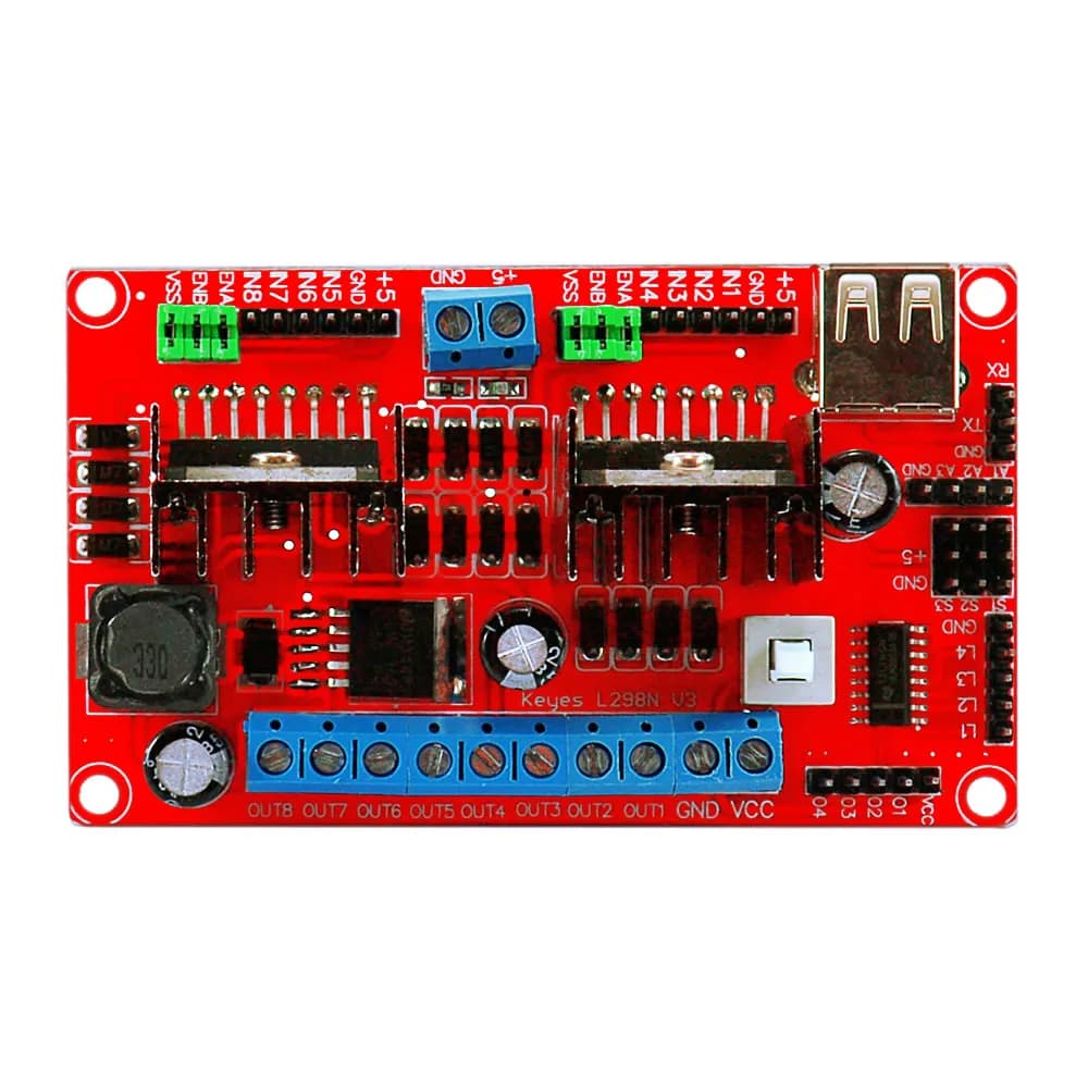 L298N V3 Four Dc Motor Driver - Gallery Image 1
