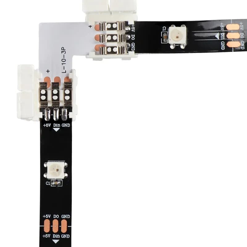 LED Connector 3pin 10mm (Pack of 2) - Gallery Image 4
