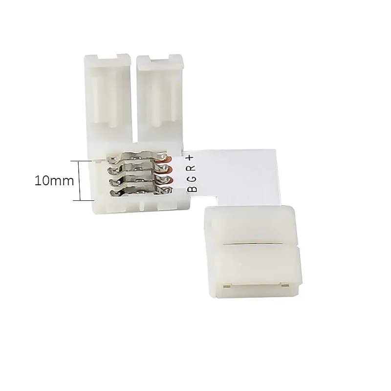 LED Connector 4pin 10mm (Pack of 2) - Gallery Image 1