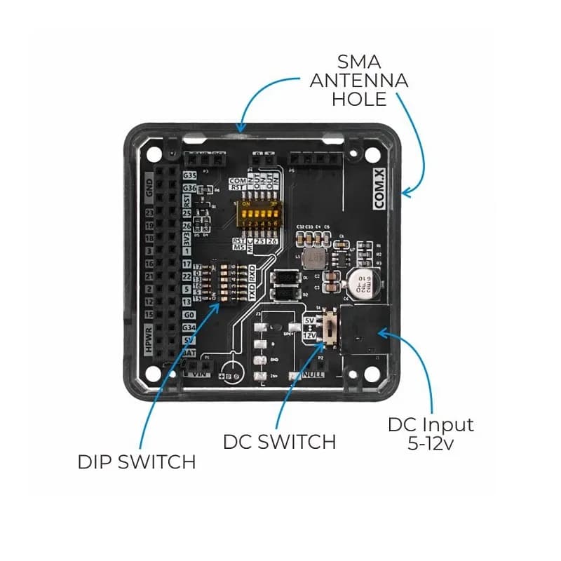 M5 Stack COM.LTE Data Module (A7600C) - Gallery Image 3