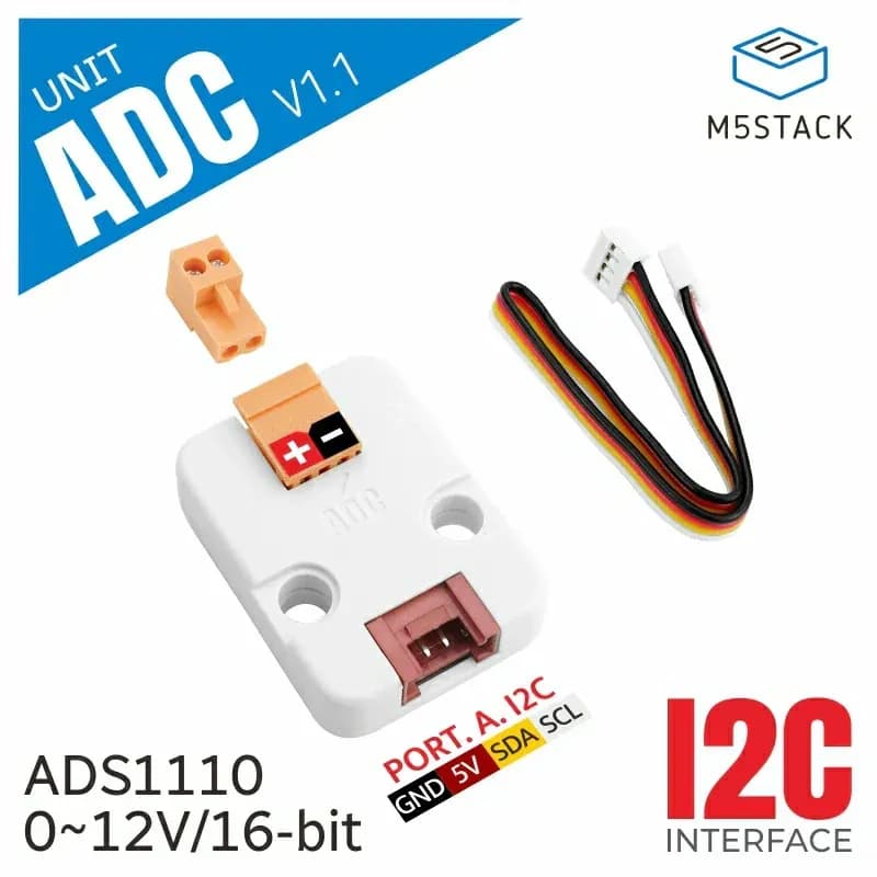 M5Stack ADC I2C Unit v1.1 (ADS1110) - Gallery Image 4