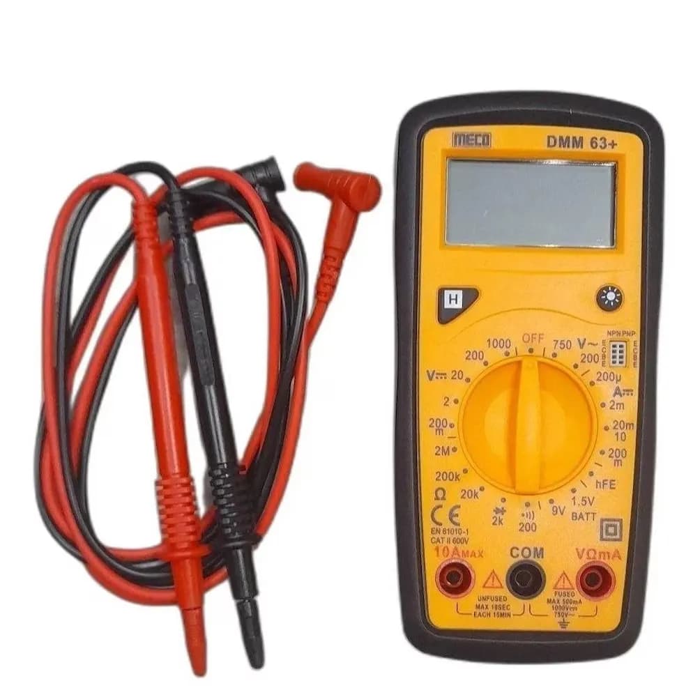 Meco DMM63+ Digital Multimeter - Gallery Image 1