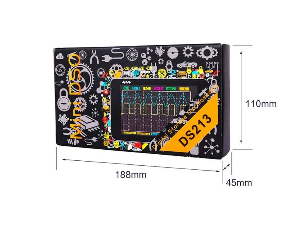 Mini Oscilloscope DS213 - Gallery Image 5