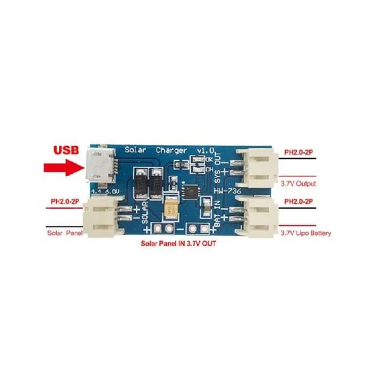 Mini Solar Lipo Charger Board - Gallery Image 3
