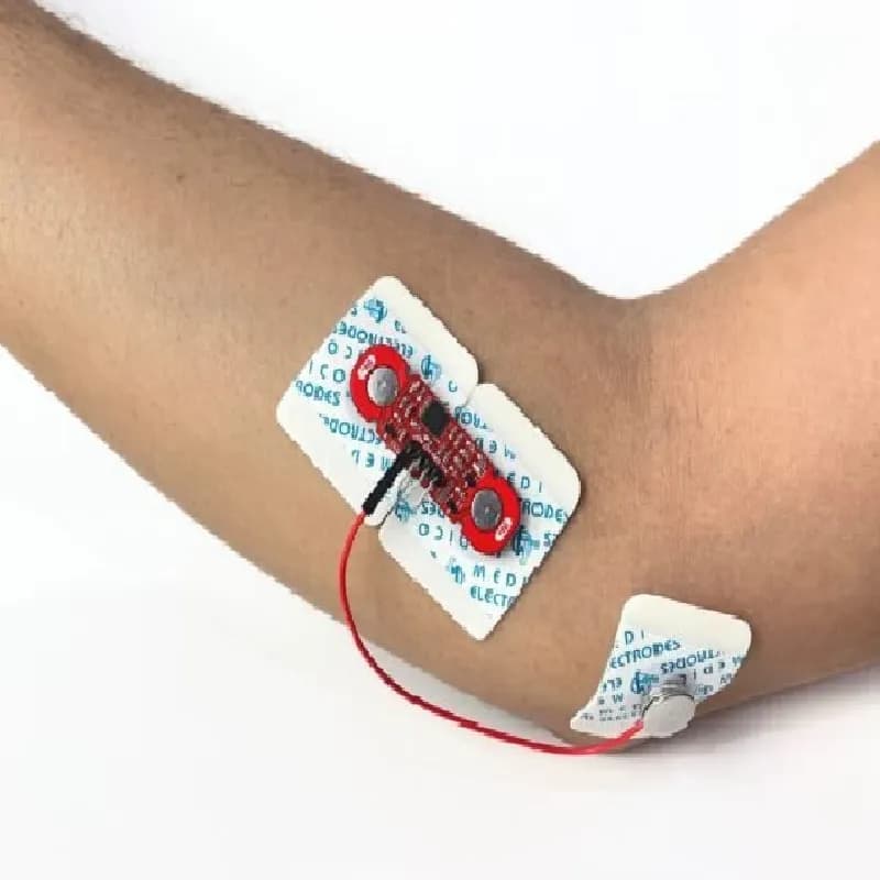 Muscle BioAmp Patchy v0.2 (Red) - Gallery Image 4