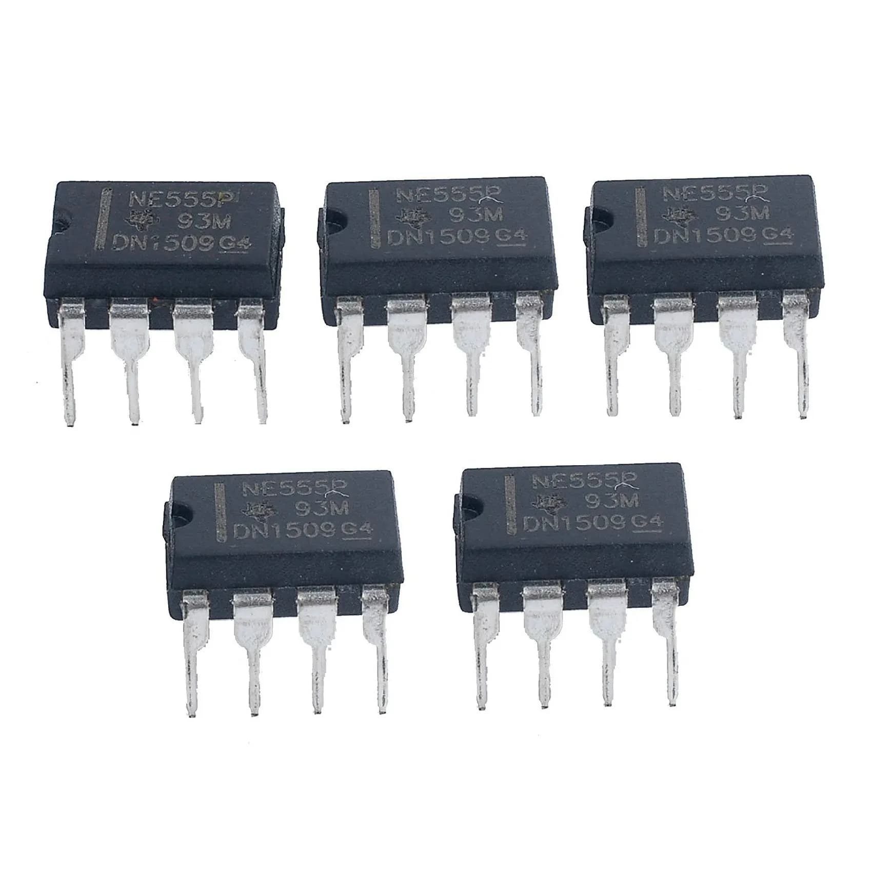 NE 555 P PDIP-8 Timer IC (Pack of 5) - Gallery Image 1