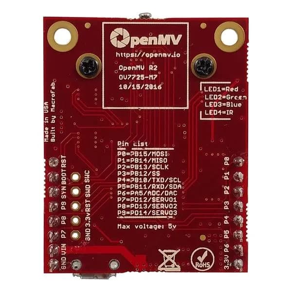 OpenMV Cam M7 Smart Vision Camera - Gallery Image 3